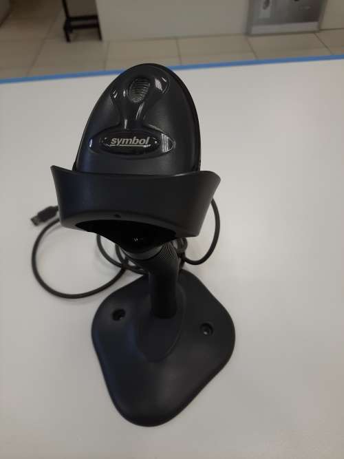 Symbol Laser Handheld Barcode Scanner Incl Retail Stand - Grey Secondhand (INSTOCK JHB)